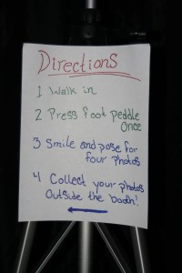 Photobooth instructions
