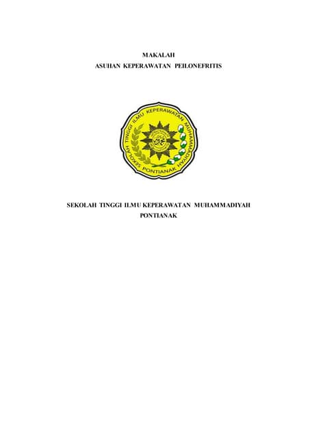 131550624 makalah-askep-pielonefritis