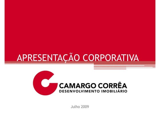 CCDI Apresentação Institucional Junho/2009