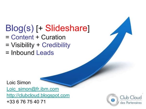 2012.11.29 - Leveraging Slideshare - Loic Simon