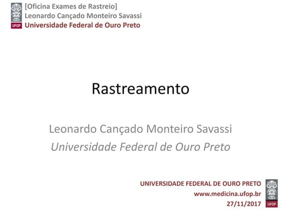2017 ufop rastreamento