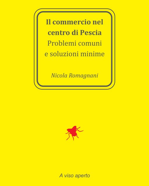 Il commercio nel centro di Pescia - Problemi comuni e soluzioni minime