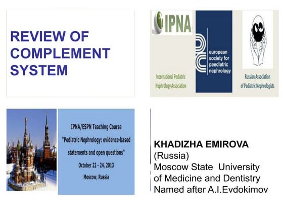 5-1. Review of complement system. Khadizha Emirova (eng)