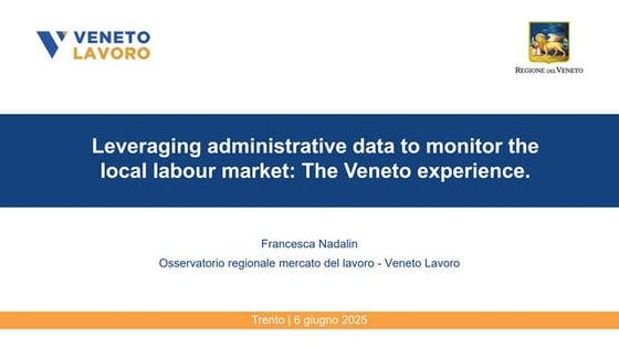 Labour Market Observatory, Veneto Lavoro - Nadalin
