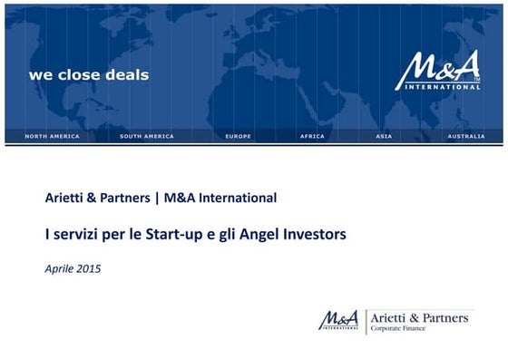 ARIETTI for STARTUPS & ANGELS EXIT (IT)