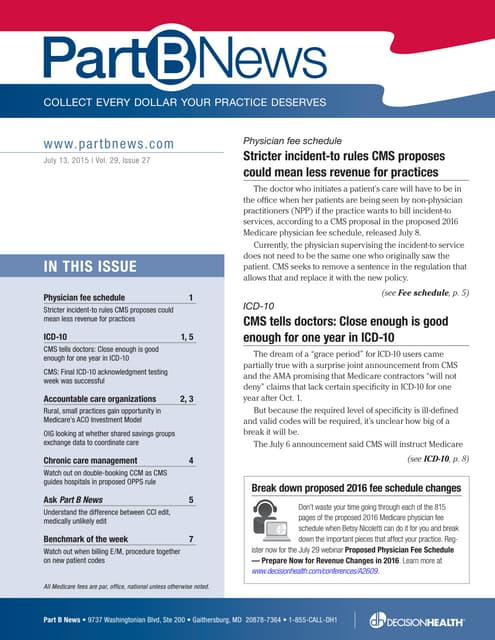 July 13 2015  Vol. 29  Issue 27