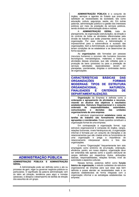 ADMINISTRAÇÃO Pública educação profissional