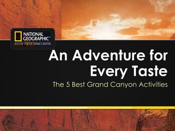 Adventure for Every Taste:  The 5 Best Grand Canyon Activities