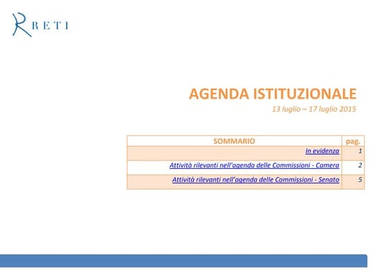 Agenda istituzionale 13.07.2015   rottamatore