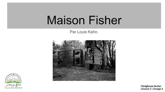 Analyse de la maison fisher