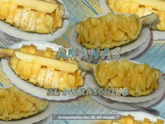 Ananas al maraschino