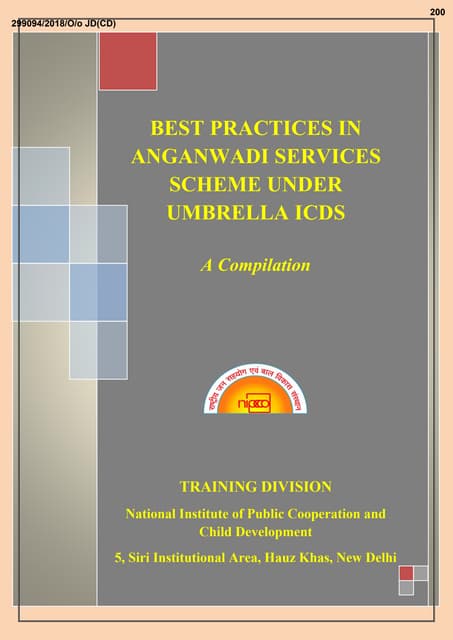 anganwadi services for the b.sc nursing and GNM
