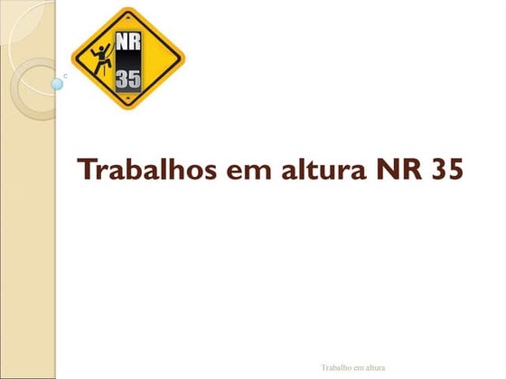 TREINAMENTO E Apresentação Trabalho em altura.ppt