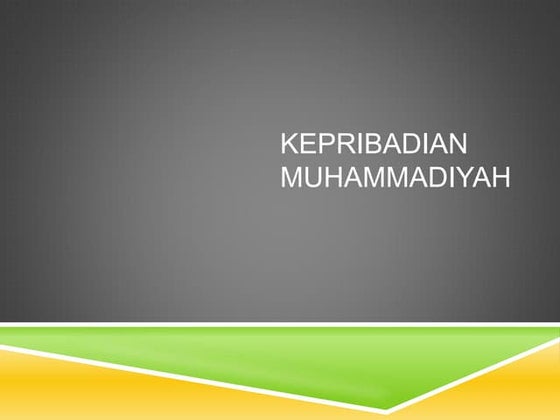Bab V Kepribadian Muhammadiyah.pptx
