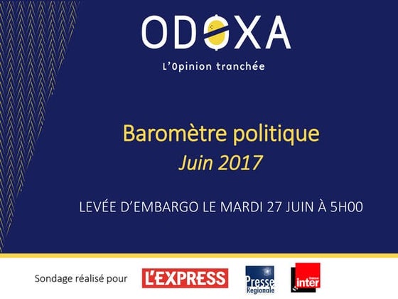 Baromètre politique juin 2017