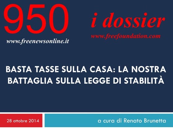 Basta tasse sulla casa