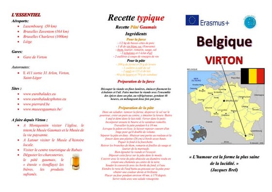Brochure  belgique 1