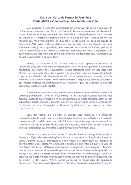 Carta Política I CFF