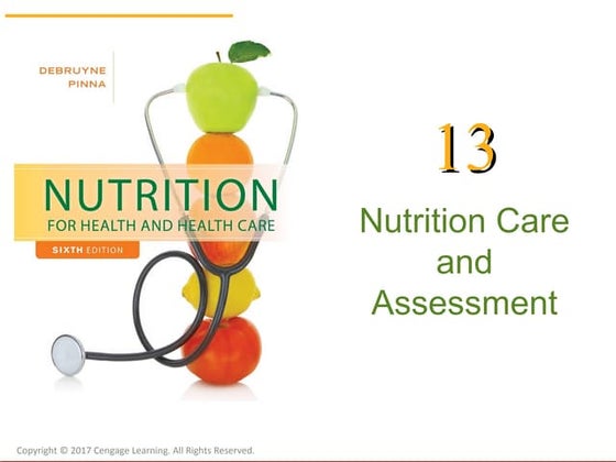 Chapter 13 Nutrition and care Assessment 