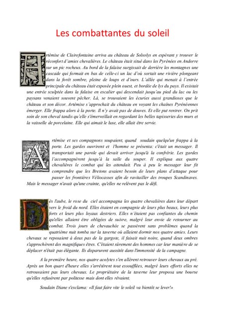 Les combattantes du soleil