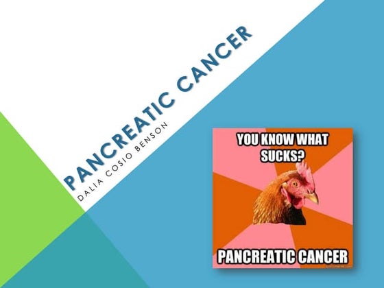 Cáncer de páncreas
