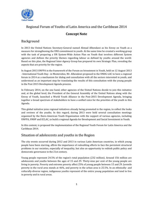 Concept note regional youth forum eng