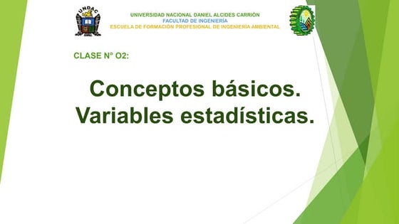 Conceptos basicos de la estadistica