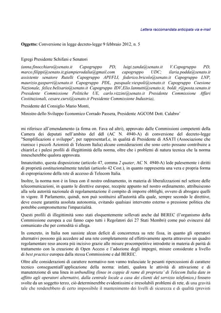 Conversione in legge decreto legge 9 febbraio 2012, n. 5