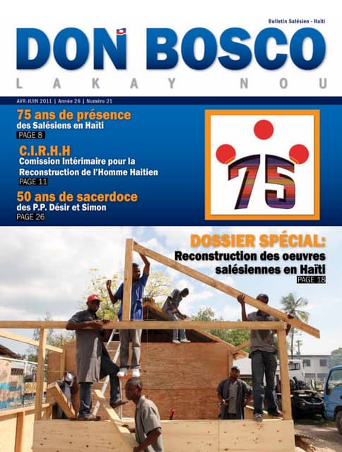 Don Bosco Lakay Nou (Avril-Juin 2011, Année 26, Numéro 21)