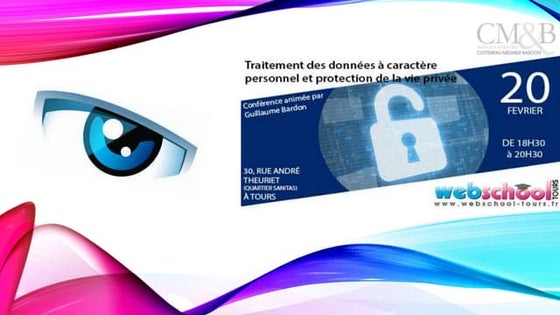 Donnees à caractère perso et vie privée