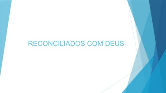 Estudo de Colossenses - Reconciliados com Deus