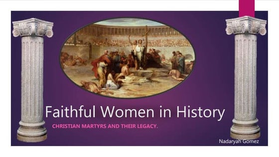 Faithful women in history