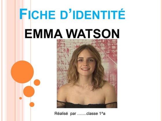 Fiche d’ identitè a