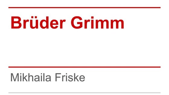 Brüder Grimm