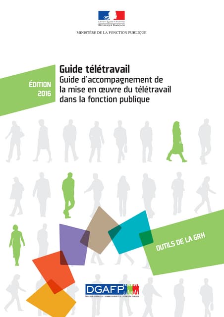Guide télétravail dans la fonction publique, DGAFP