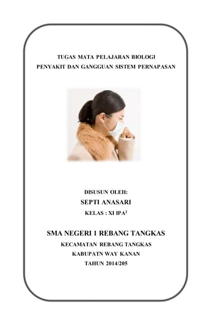 Kelainan dan penyakit pada sistem pernapasan manusia
