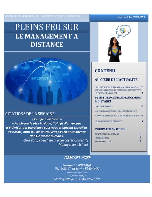 La newsletter de mgrh 47