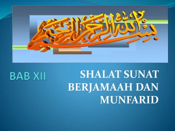 Materi tata cara salat sunnah