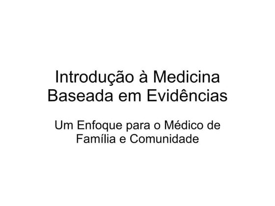 MBE para MFC: uma introdução