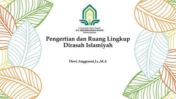 Dirasah Islamiyah.pptx