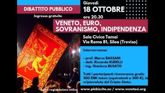 VENETO, EURO, SOVRANISMO, INDIPENDENZA