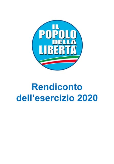 Pdl rendiconto dell'esercizio 2020