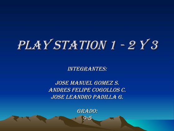 Play station 1   2 y 3