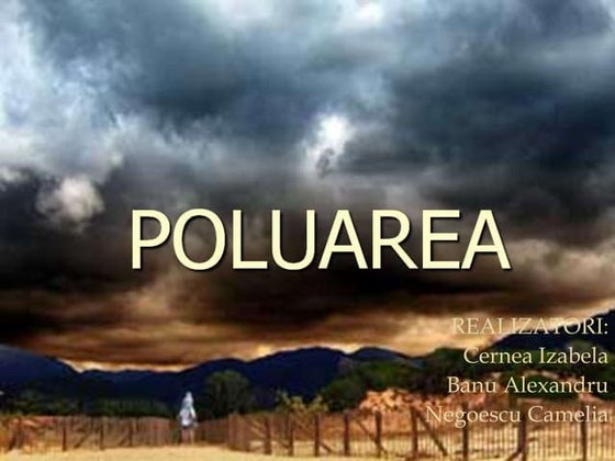 Poluarea
