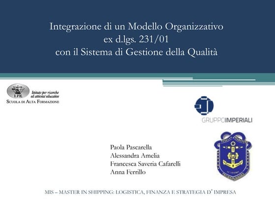project work Ipe-Imperiali