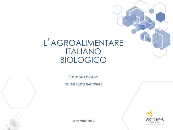 L'agroalimentare italiano biologico