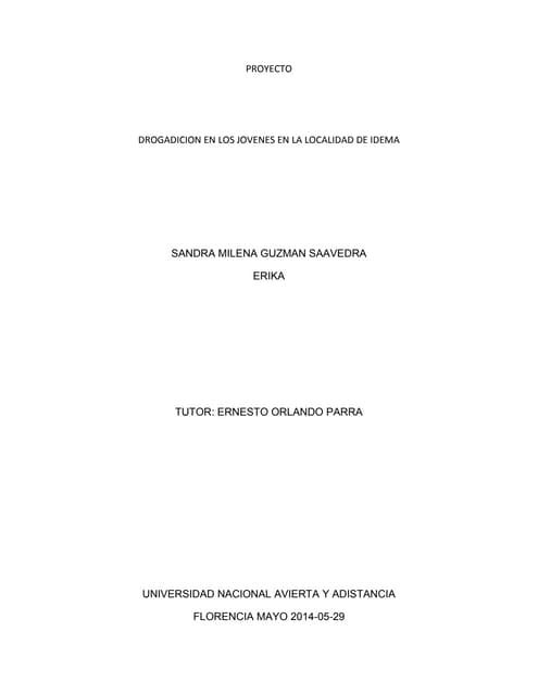 Proyecto sandra milena guzman