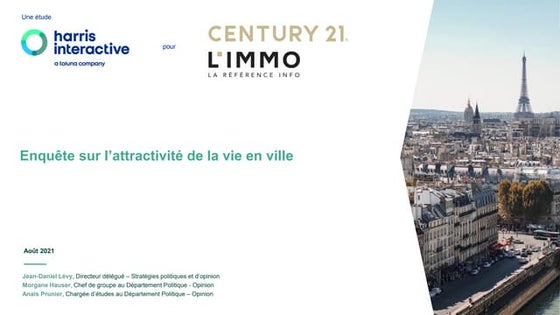 Rapport harris   attractivité des villes (century 21)