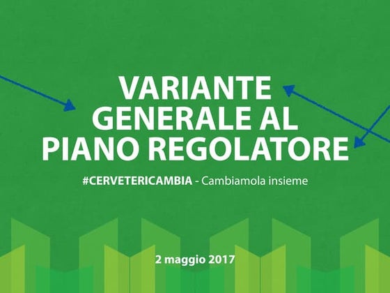 Il nuovo Piano Regolatore di Cerveteri