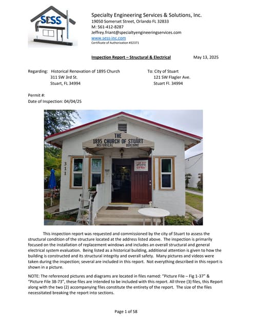 The City of Stuart CDBG, Florida - Small Cities CDBG FloridaCommerce -Report ...